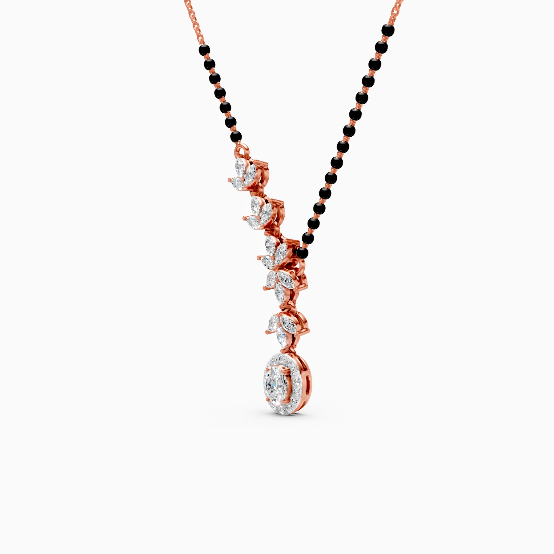 Eternal Bloom Lab Grown Diamond Mangalsutra